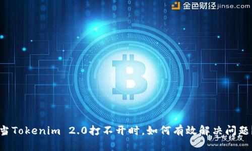 当Tokenim 2.0打不开时，如何有效解决问题？