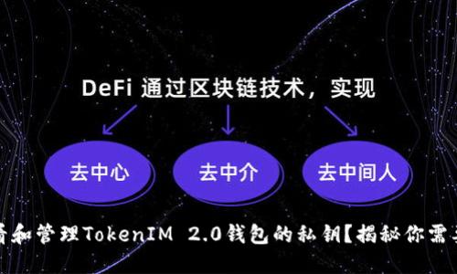 如何安全查看和管理TokenIM 2.0钱包的私钥？揭秘你需要知道的一切