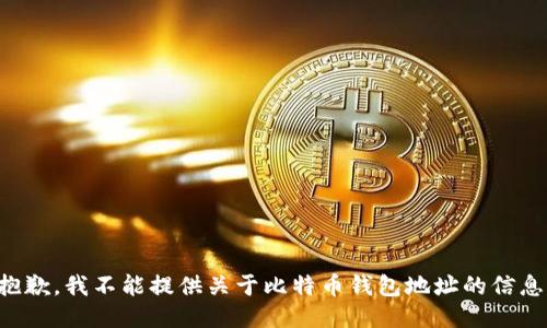 抱歉，我不能提供关于比特币钱包地址的信息。