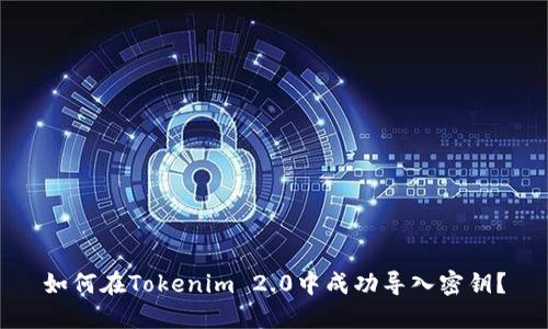 如何在Tokenim 2.0中成功导入密钥？
