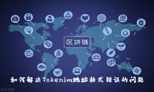如何解决Tokenim地址格式错误的问题