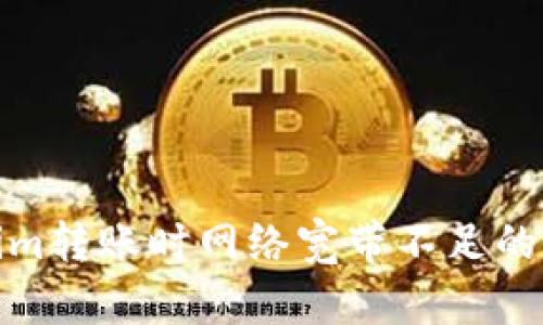 : Tokenim转账时网络宽带不足的解决方案