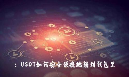 : USDT如何安全便捷地转到钱包里